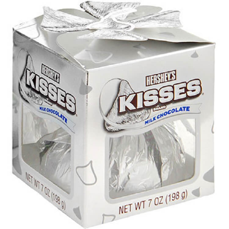 Hershey Giant Chocolate 7oz Kiss Christmas Candy